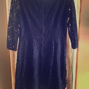 Gorgeous Navy Lace Dress for all occasions. EUC